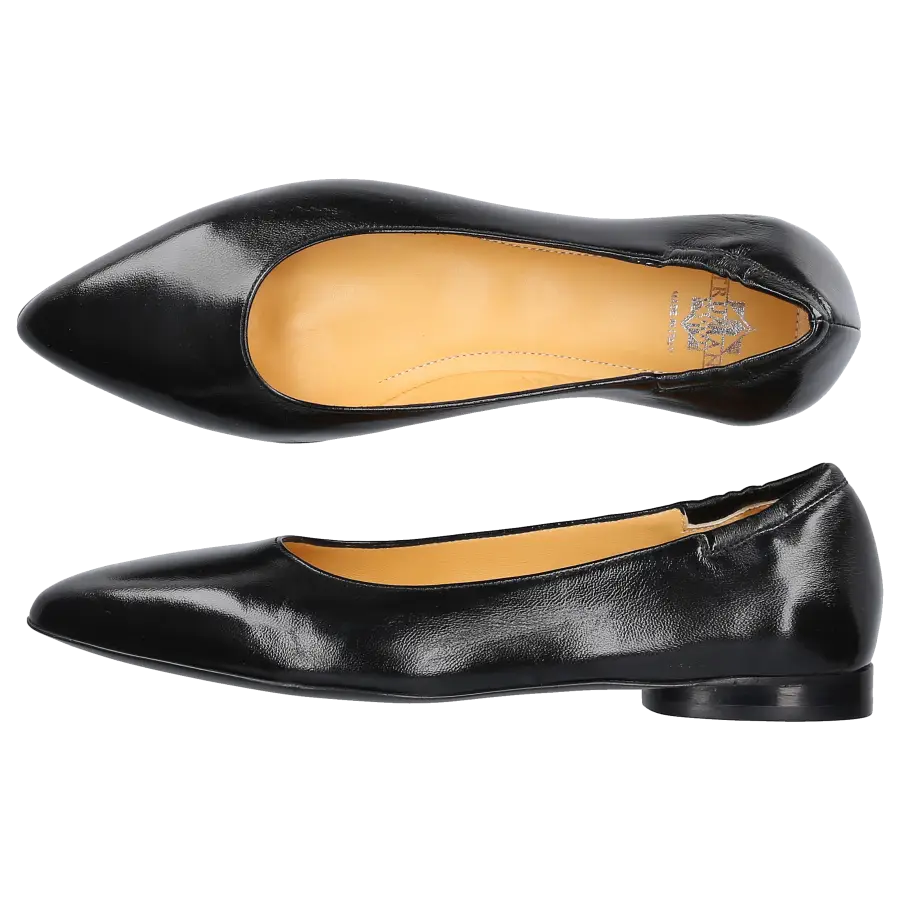 Truman's - Ballerinas 9713 Kalbsleder - schwarz