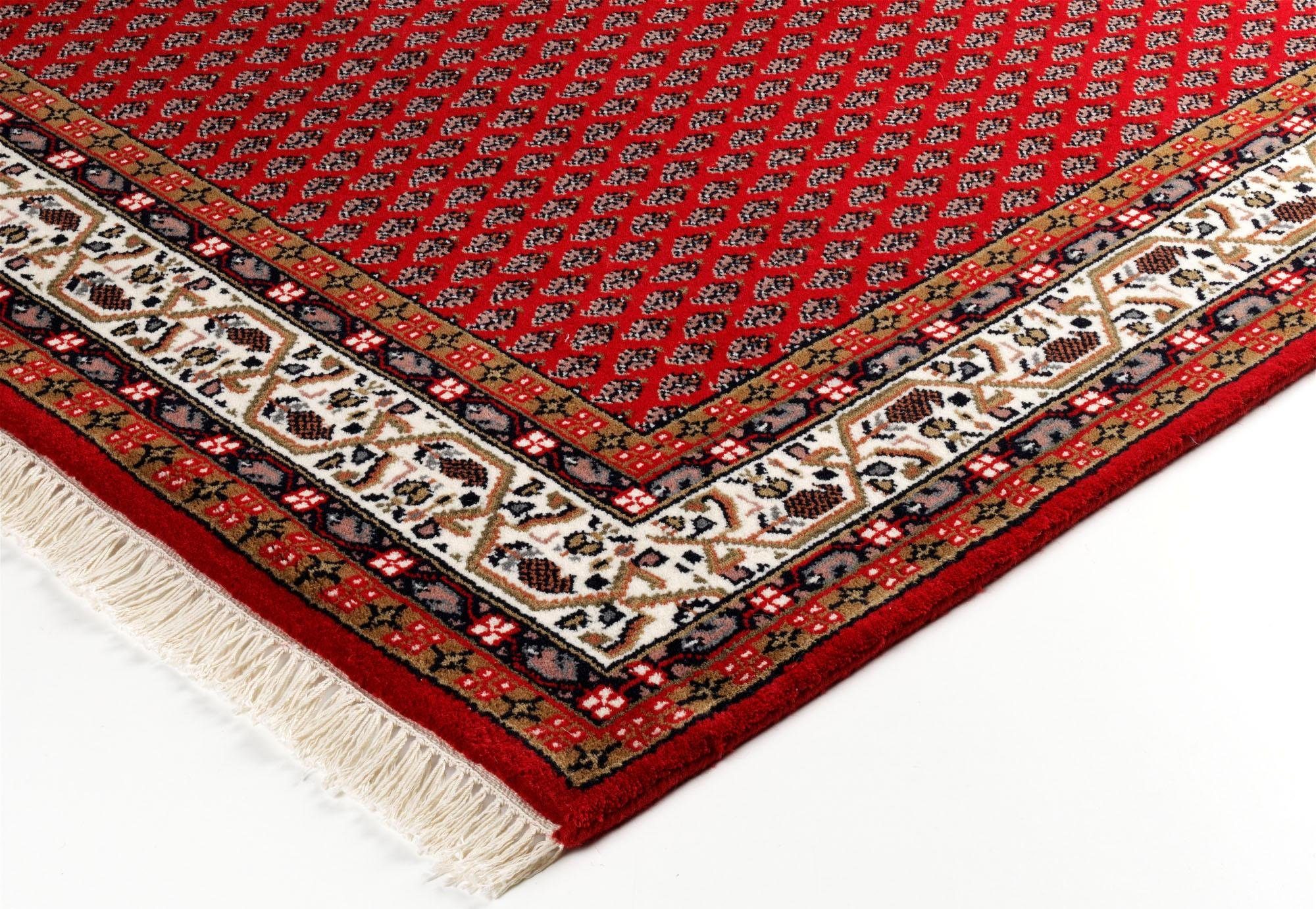 Orientteppich Sakki Mir, OCI DIE TEPPICHMARKE, rechteckig, Höhe: 7 mm, reine Wolle, handgeknüpft, mit Fransen, Wohnzimmer