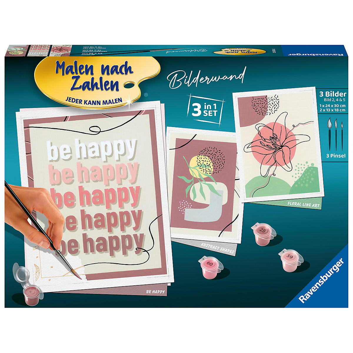 Malen nach Zahlen Picture Wall Set
