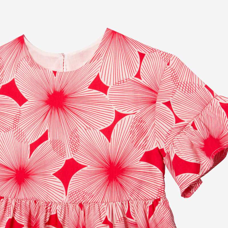 Robe fille pivoine rose Catimini