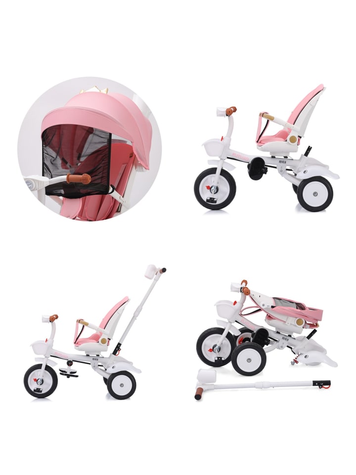 Chipolino Tricycle Futuro 2 in 1 faltbar in rosa günstig kaufen onesize