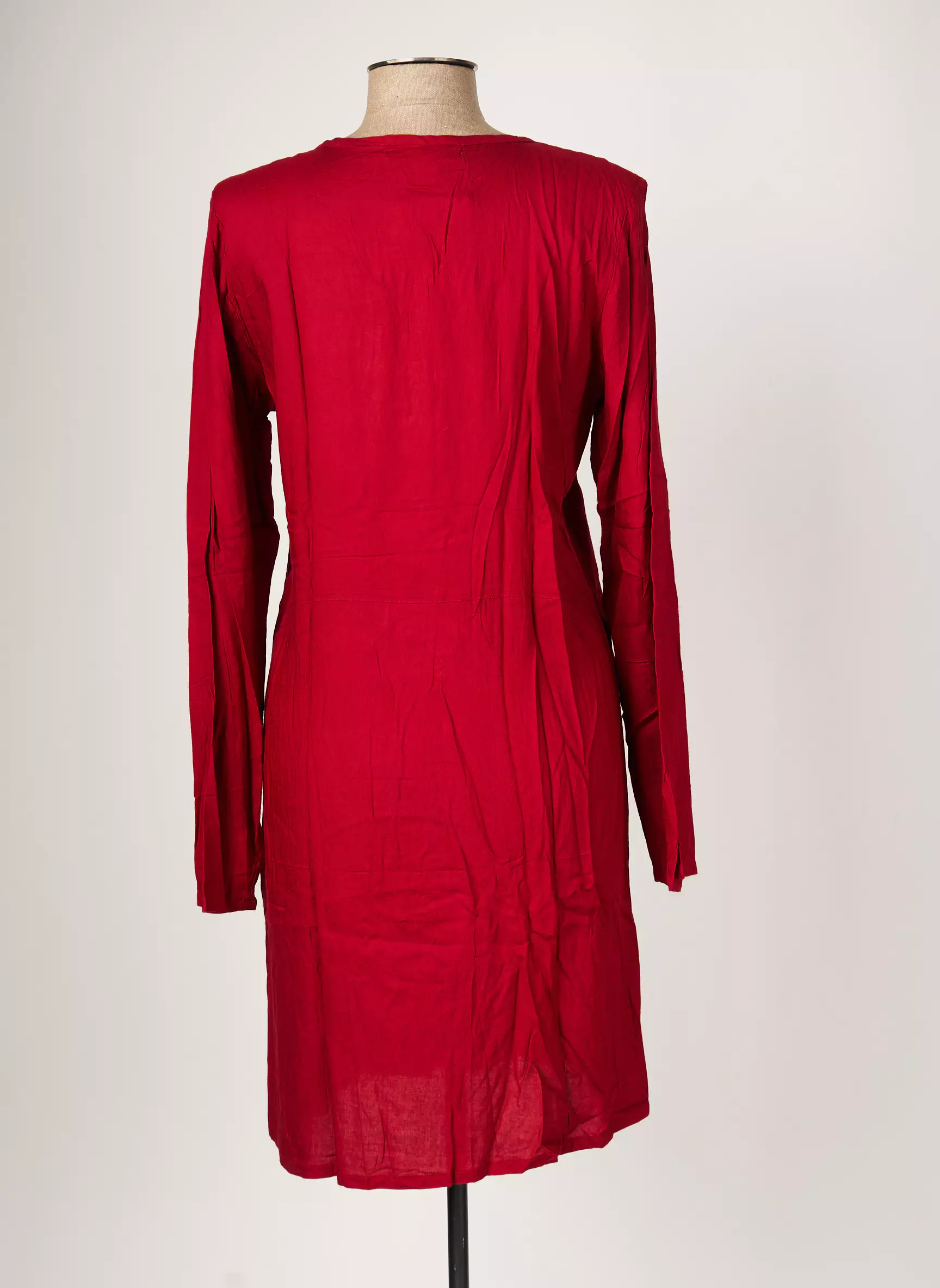 Bamboo S Robes Mi Longues Femme couleur rouge