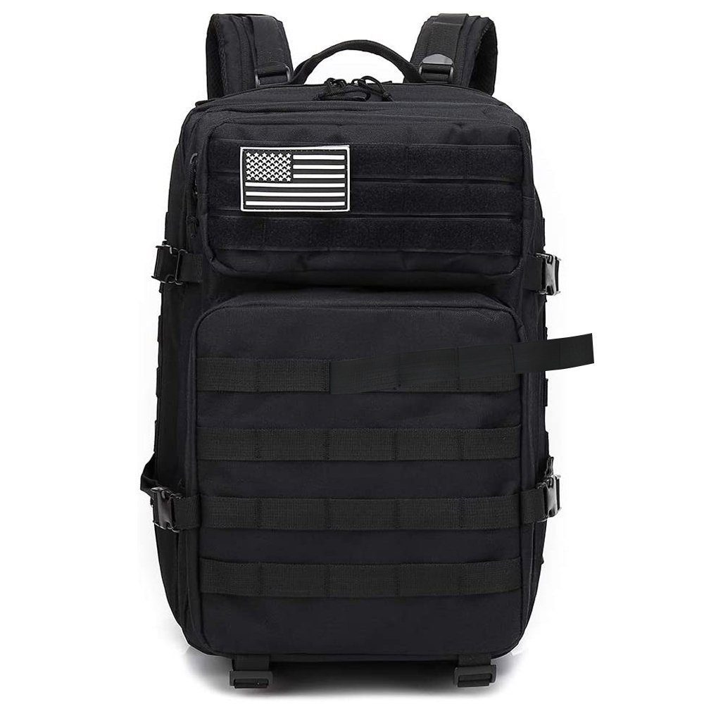 MDHAND Wanderrucksack 45L Taktische Rucksack Herren Große Pack Leicht und atmungsaktiv (Set, inkl.Rucksack), Camping, Wandern, Jagd
