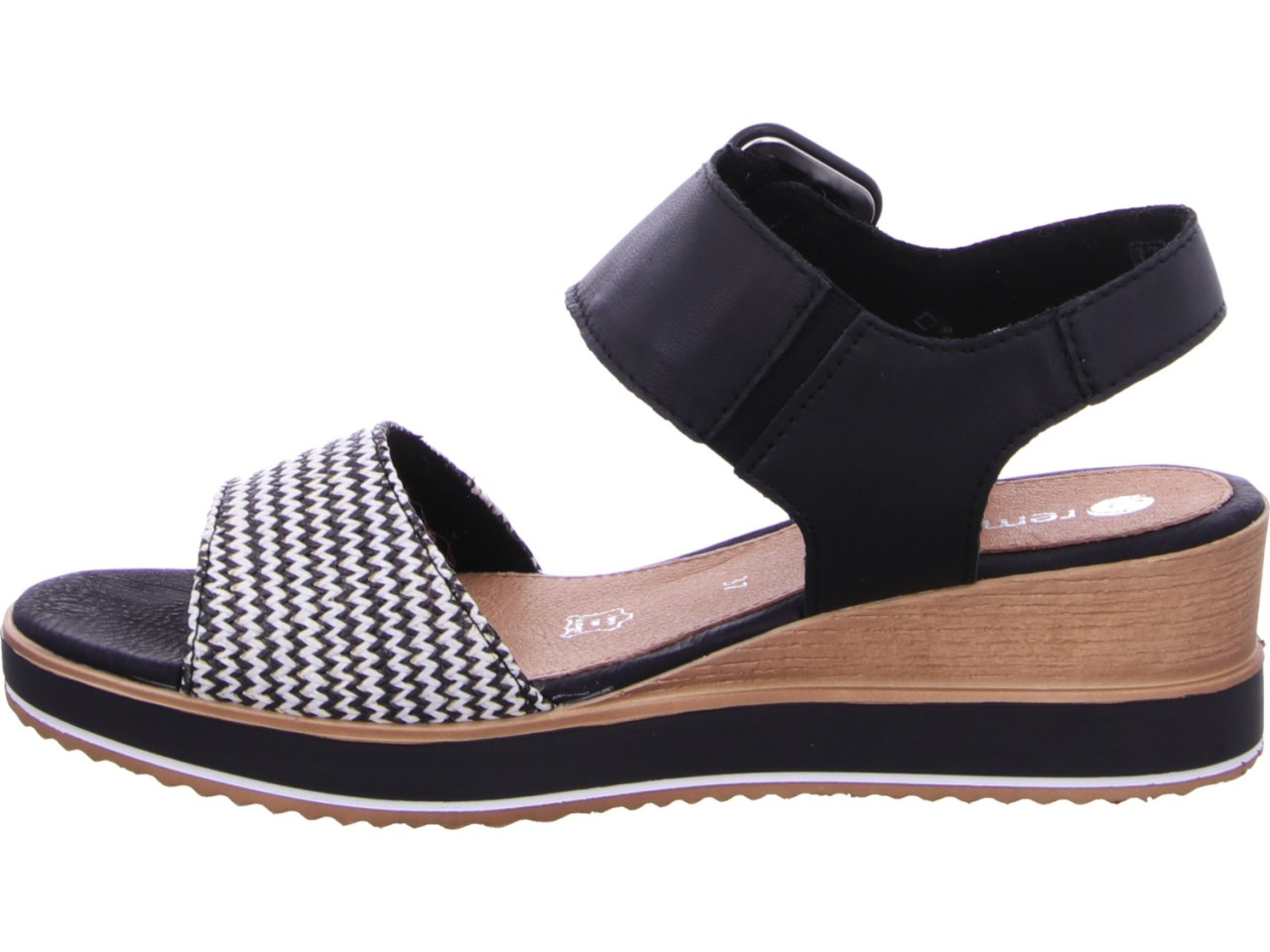 REMONTE Klassische Sandalen schwarz