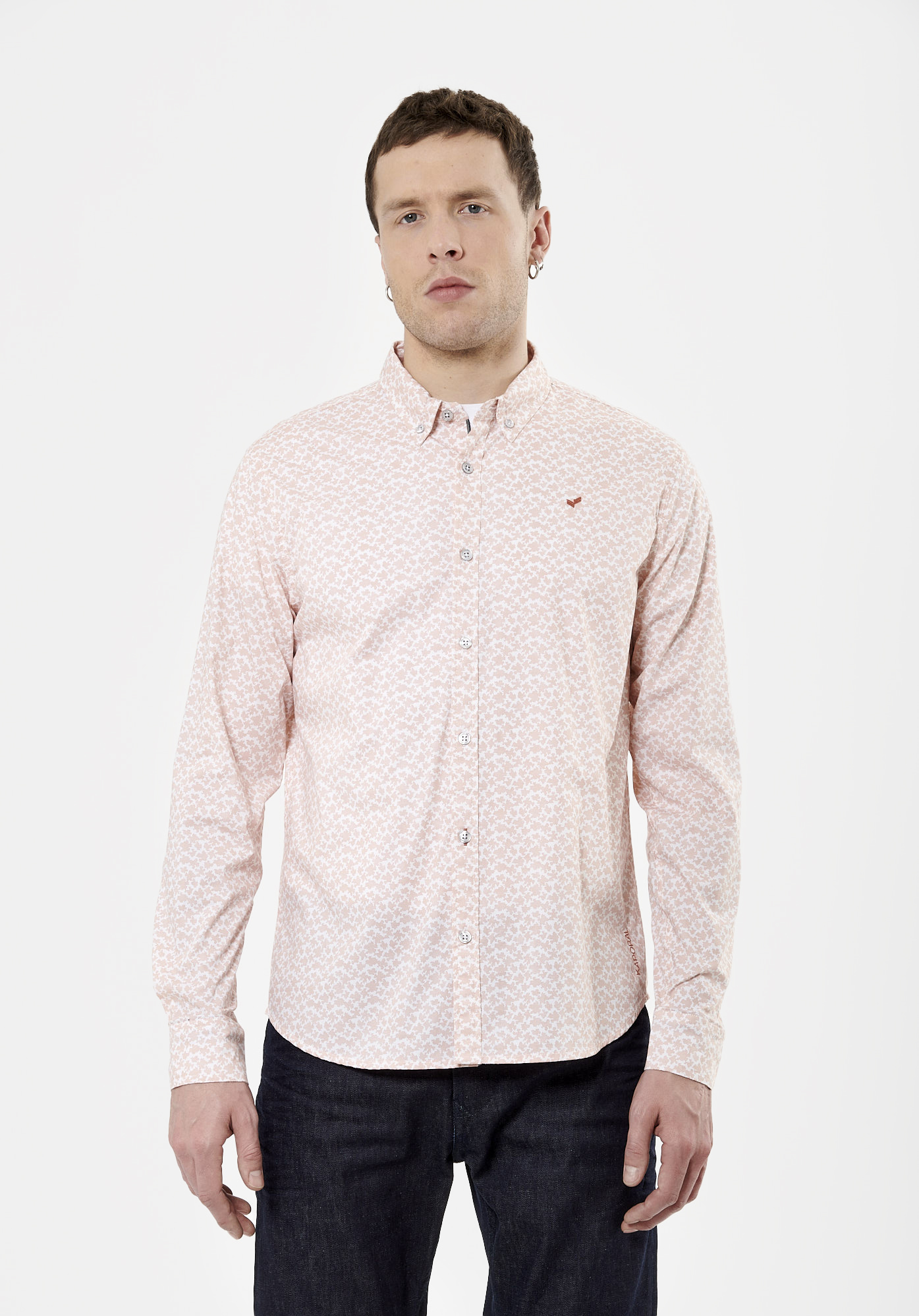 MALTE  Chemise orange Homme