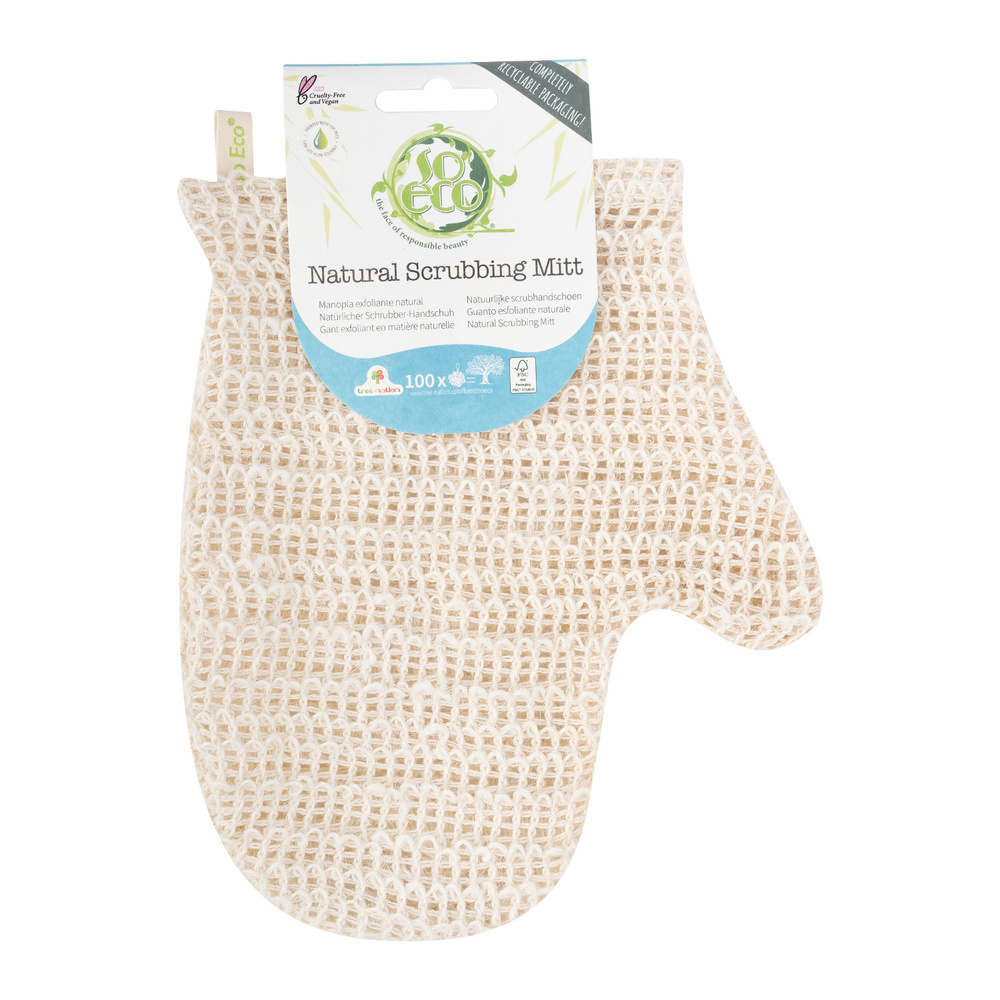 so eco Gant exfoliant en toile de jute Accessoire Bain