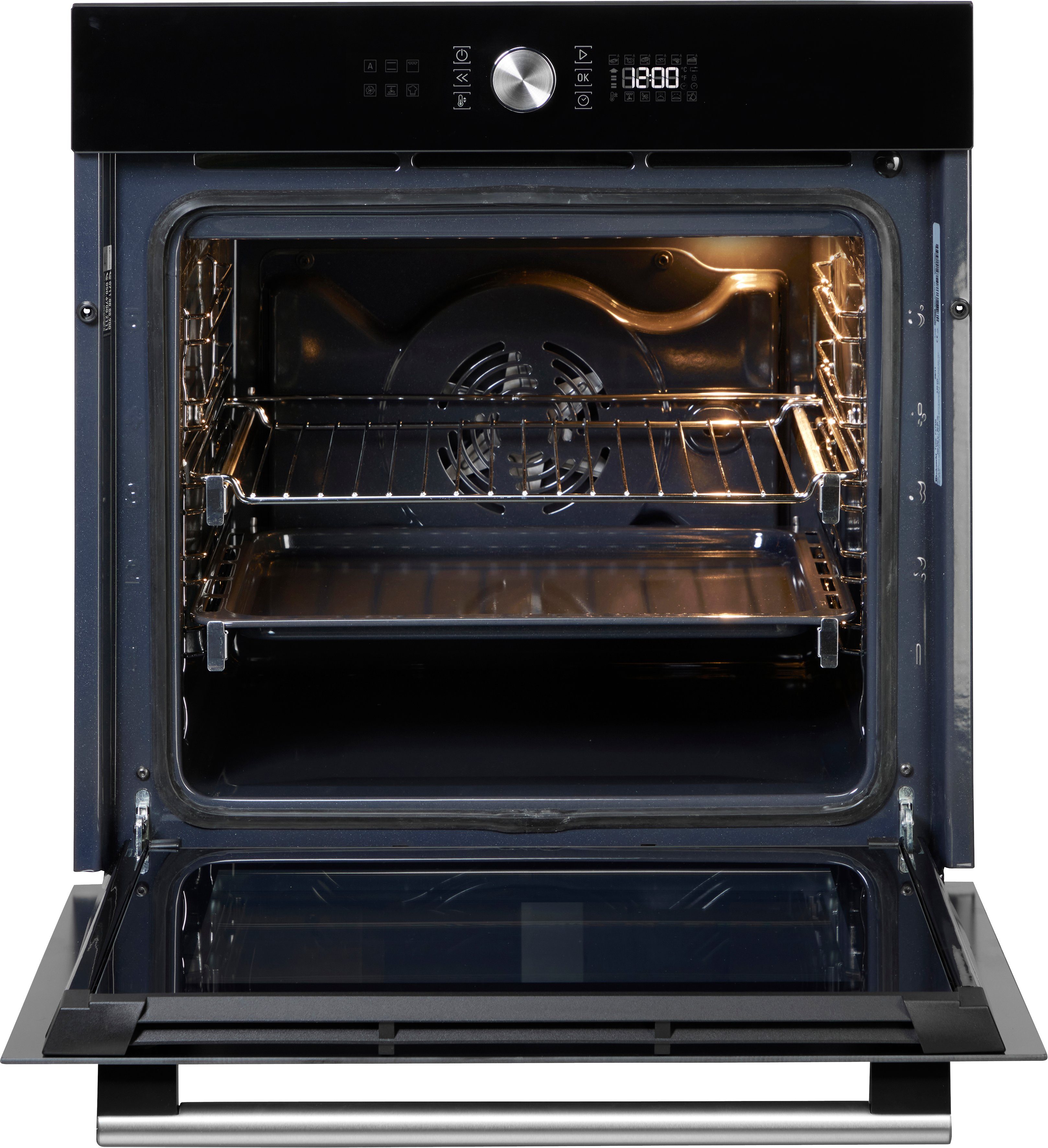 BAUKNECHT Einbaubackofen BIR4 DH8FS2 ES, mit Teilauszug, DiamondClean