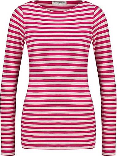 Marc O'Polo Damen Langarmshirt aus Slub-Jersey Regular Fit