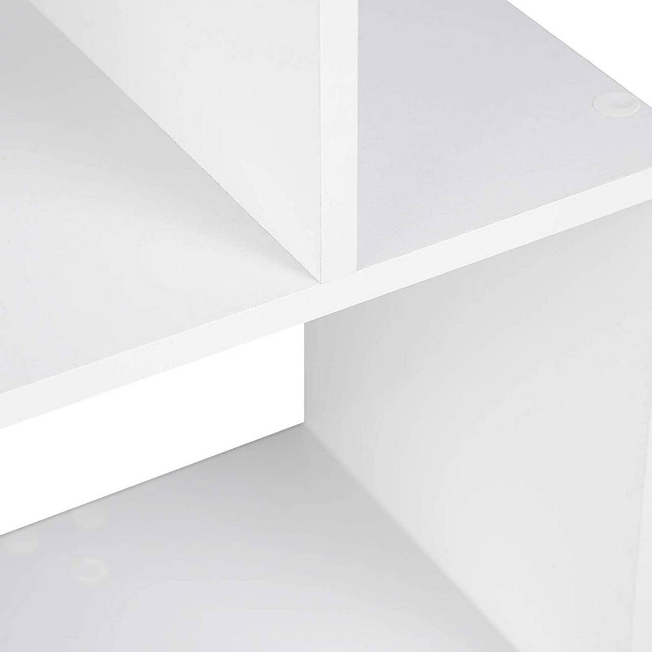 Woltu Bücherregal, 1-tlg., 6 Fächer, Holzwerkstoff, 60x160x23,5 cm(BxHxT)