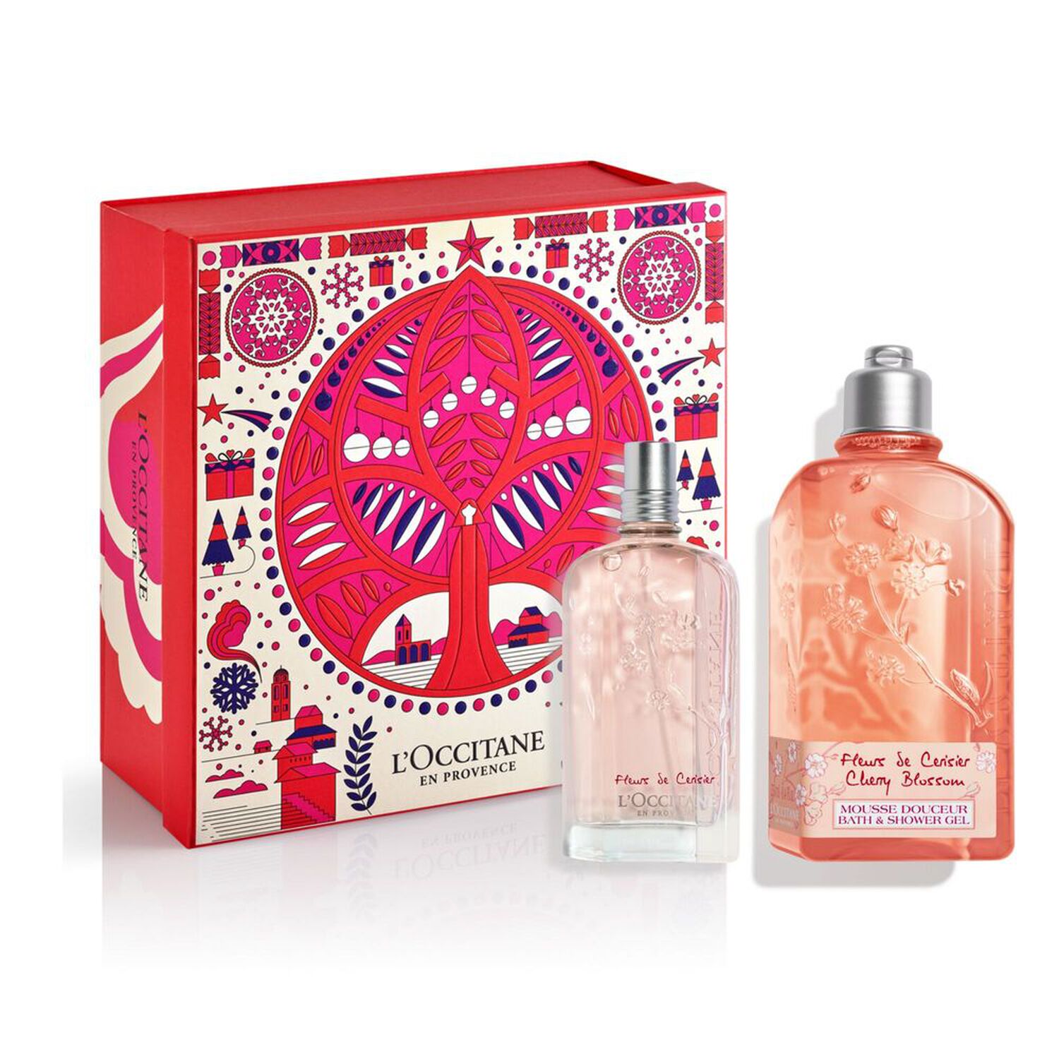 l'occitane Fleurs De Cerisier Coffret Eau de Toilette 75 ml + Gel Douche 250 ml