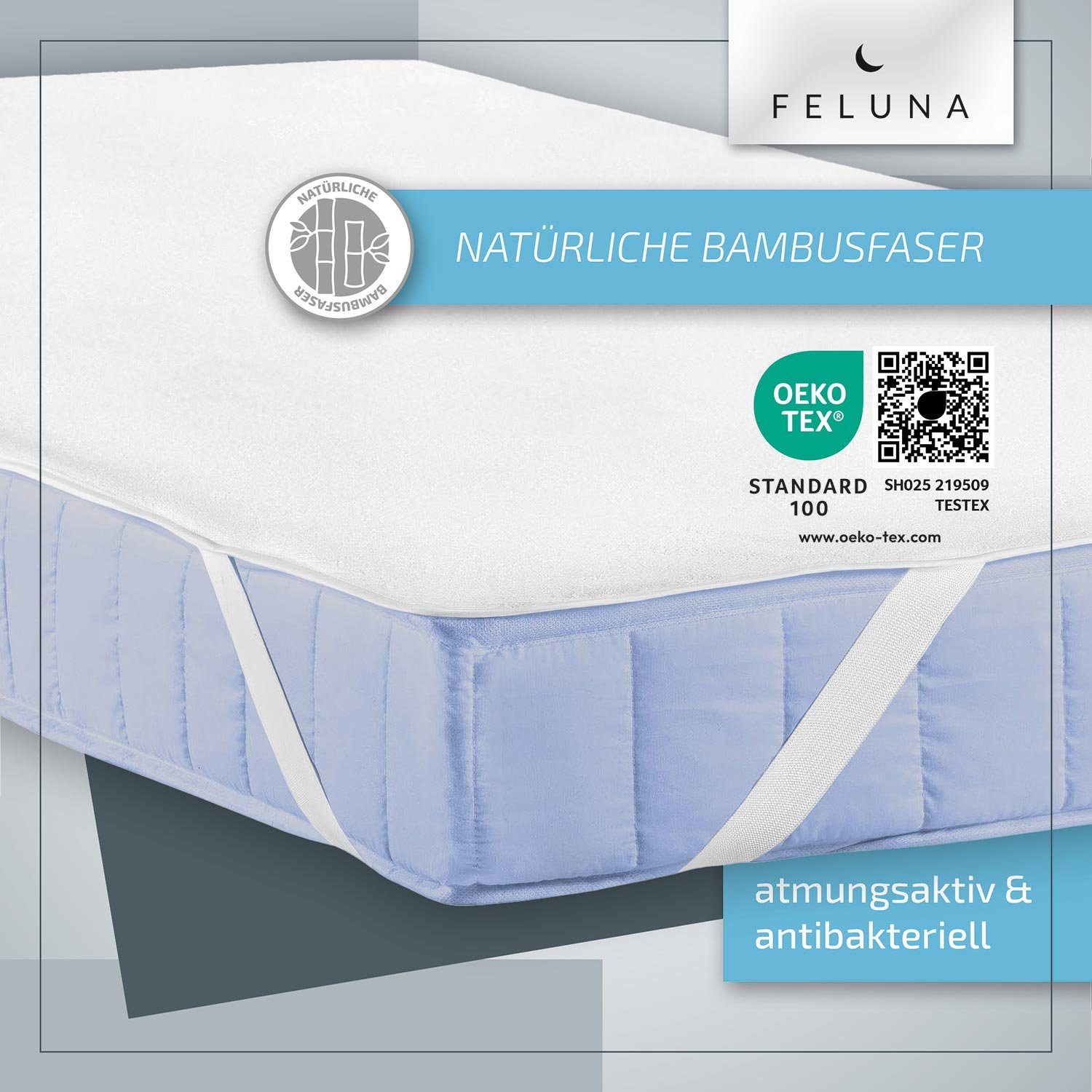 Matratzenschoner wasserdichte Matratzenauflage Feluna, Betteinlage Matratzenschutz