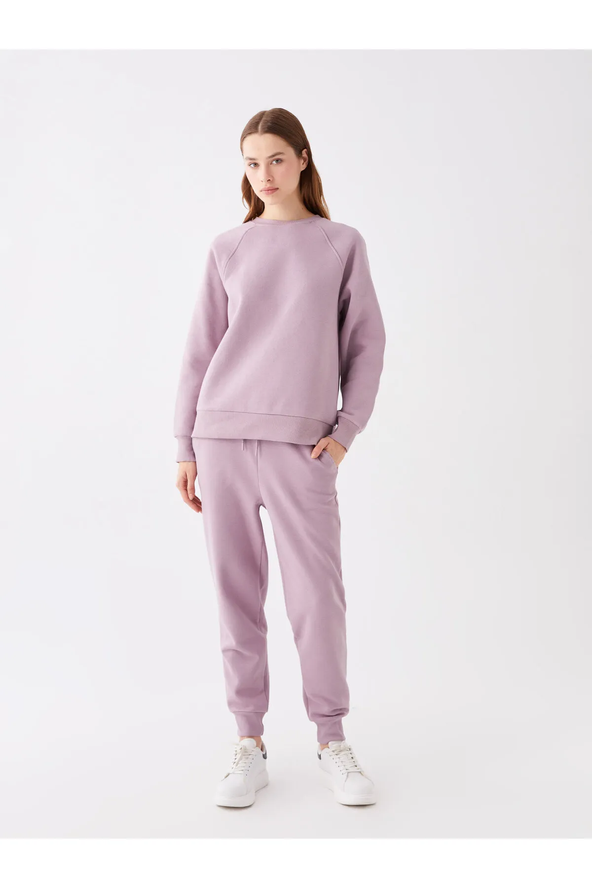 LC Waikiki  Einfarbige Jogginghose für Damen mit elastischem Bund
