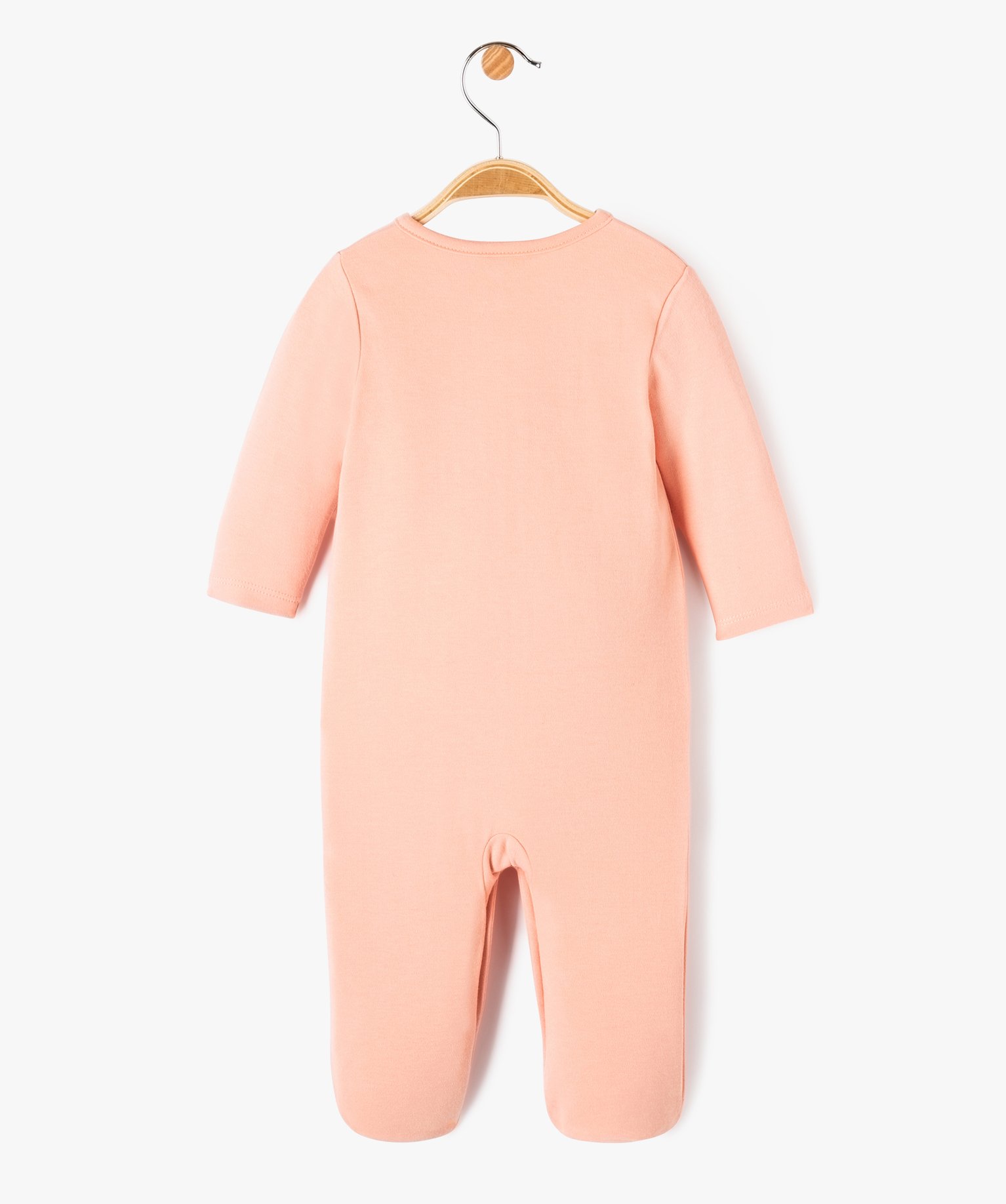 Pyjama dors-bien ouvert devant avec motif Bambi bébé fille... rose | GEMO