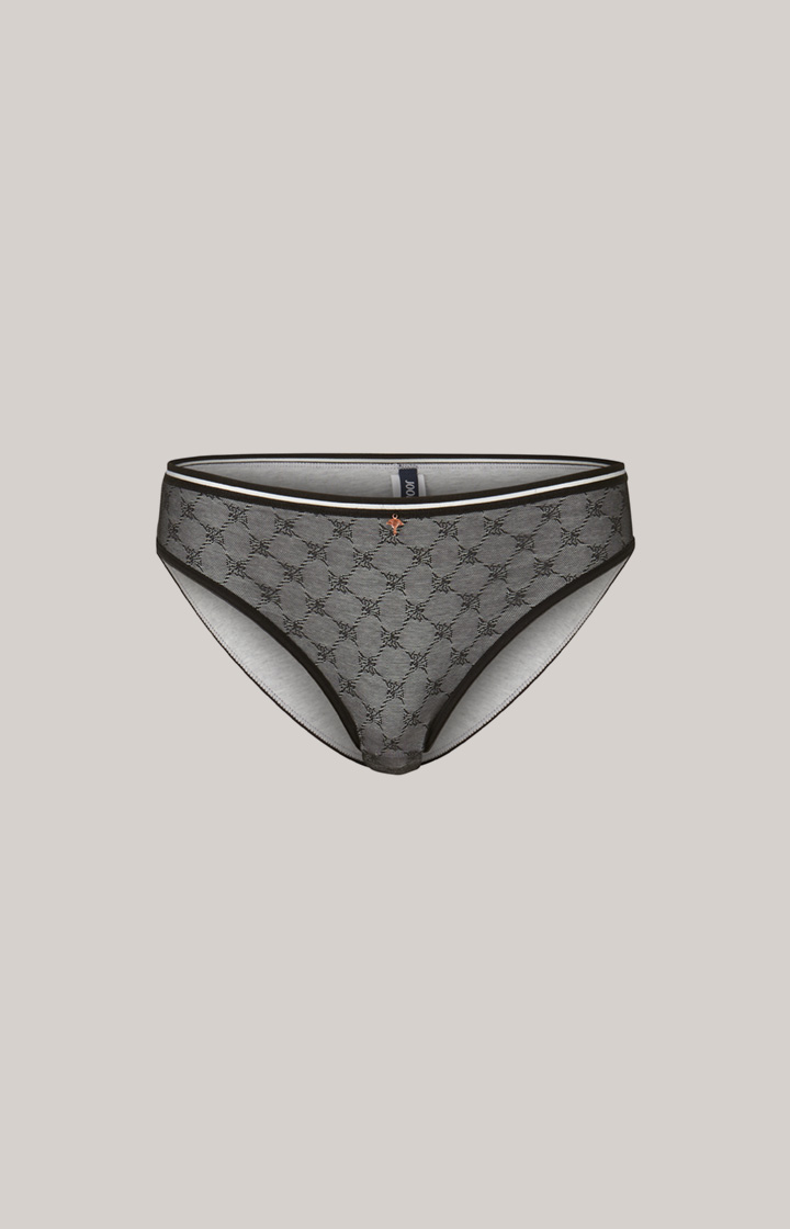 Slip in Light Grey Melange/Black