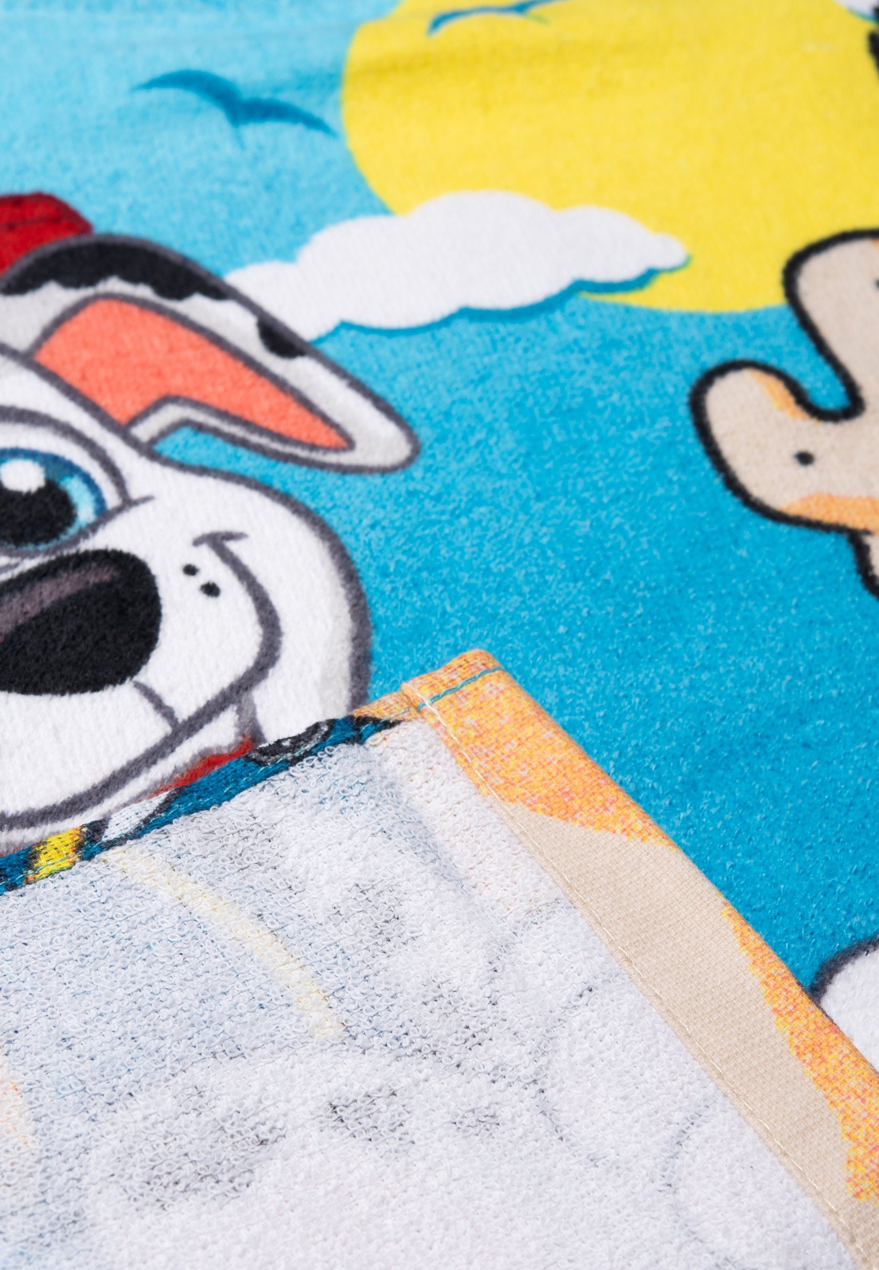 United Labels® Strandtücher Paw Patrol - Badeponcho Jungen Handtuch Kinder Badetuch mit Kapuze