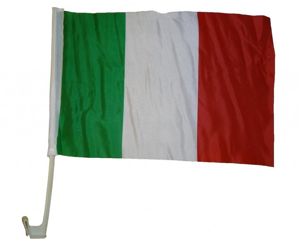 trends4cents Autoflagge Italien 30 x 40 cm