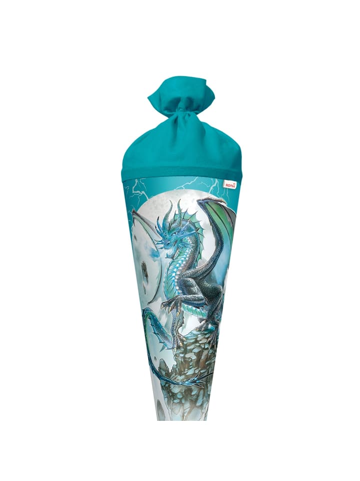 ROTH Schultüte groß Eisdrache 70 cm in Hellblau günstig kaufen onesize