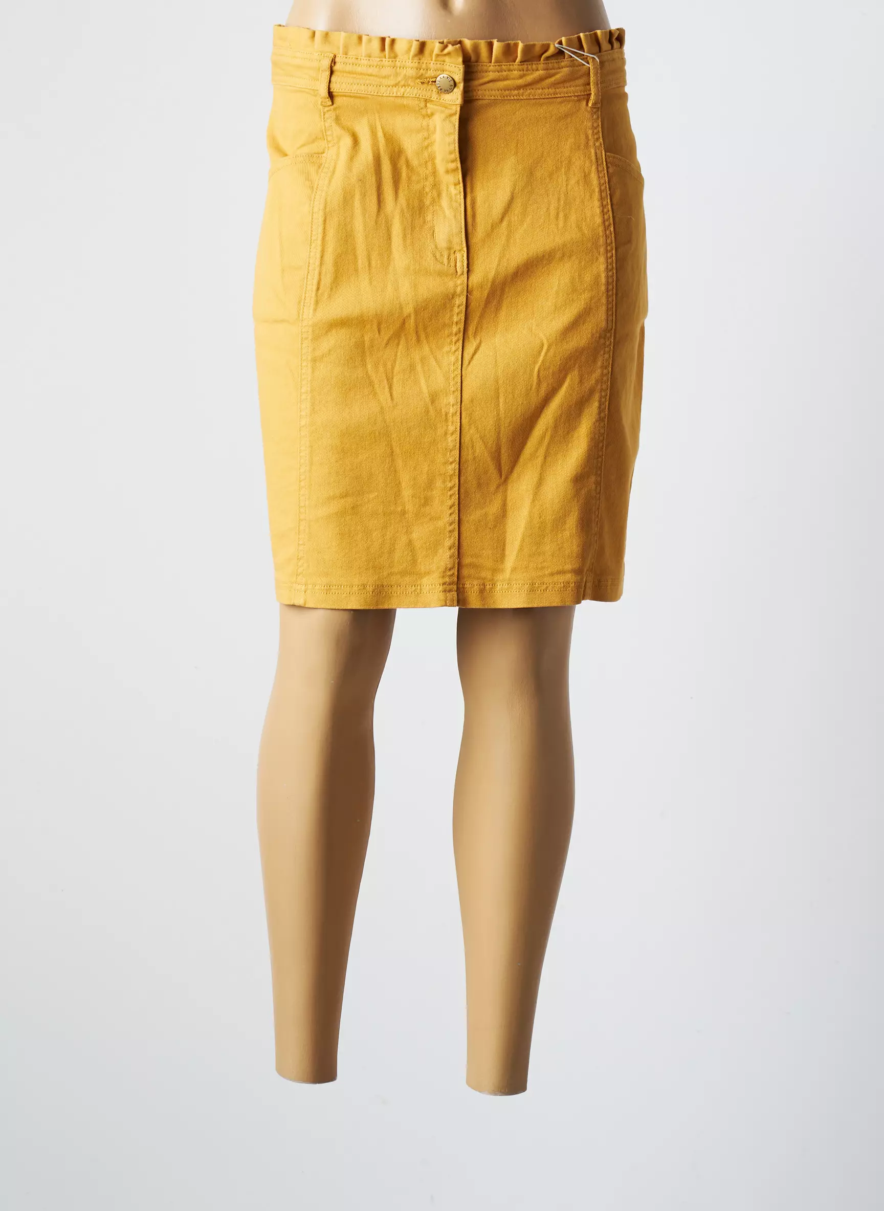 C Est Beau La Vie Jupes Courtes Femme couleur jaune