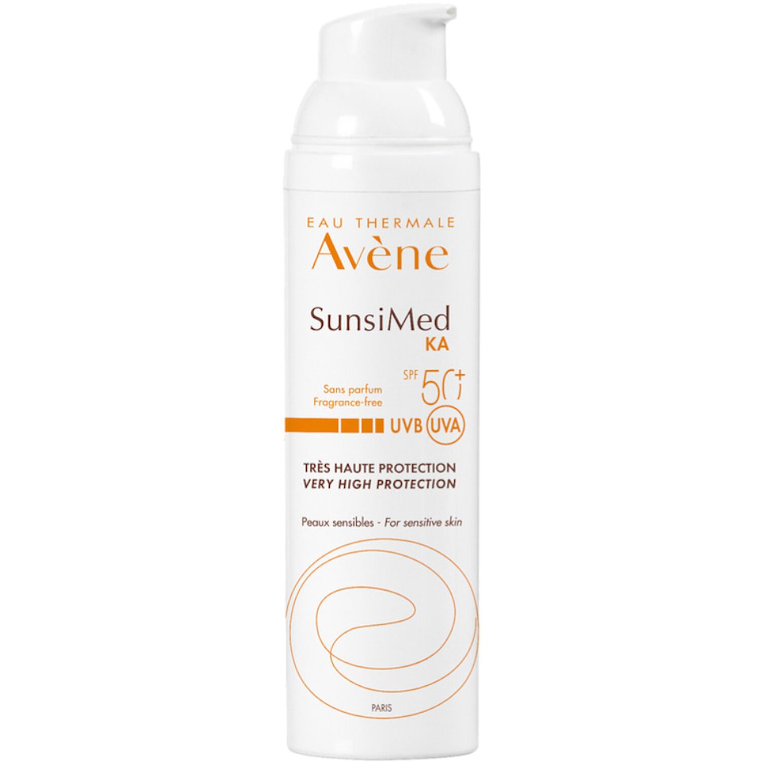 Eau Thermale Avène Sunsimed SPF50+ Prévention Des Kératoses Actiniques, Des Cancers Cutanés 80 ml
