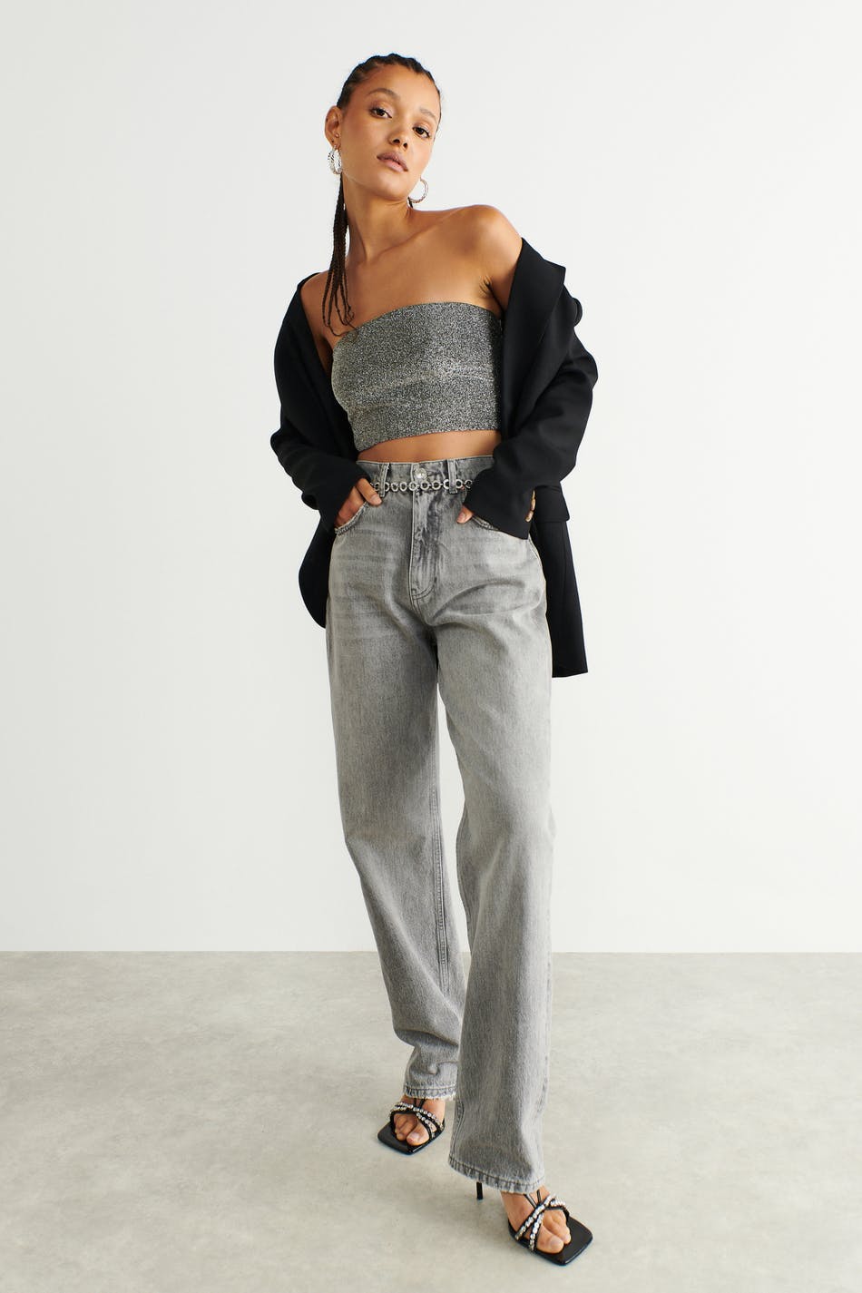 Sparkly tube top