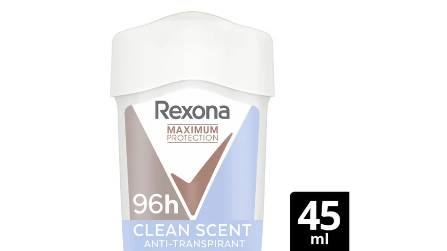 Rexona Deo Creme Deodorant Antitranspirant Maximum Protection Clean Scent 45 ml