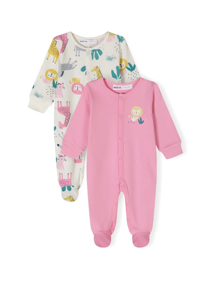 Minoti 2er. Set: Strampler 24babypack20 in lila günstig kaufen