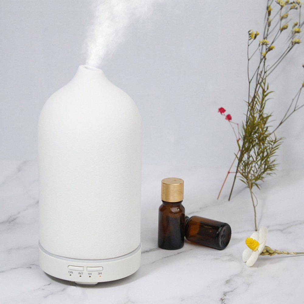GelldG Luftbefeuchter Aroma Diffuser, Keramik Diffusor für Ätherische Öle