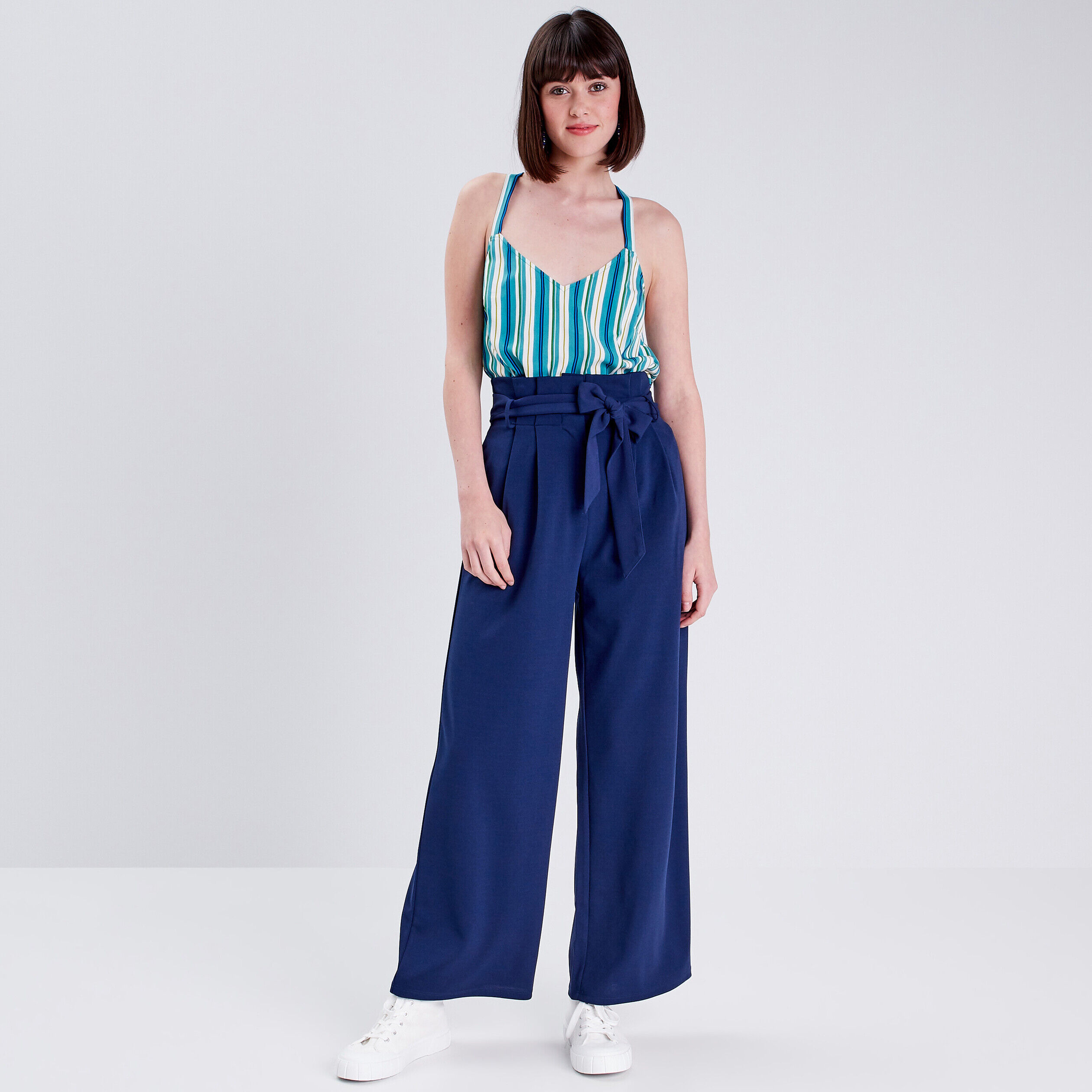 Blouse bretelles fines blanc femme | Cache Cache