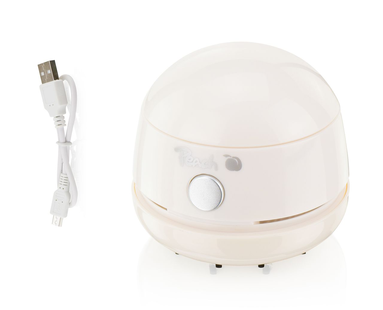 Peach Rechargable Vacuum Cleaner, PA131-wh, white
