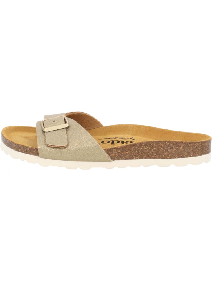 palado Pantoletten in gold glitzer günstig kaufen