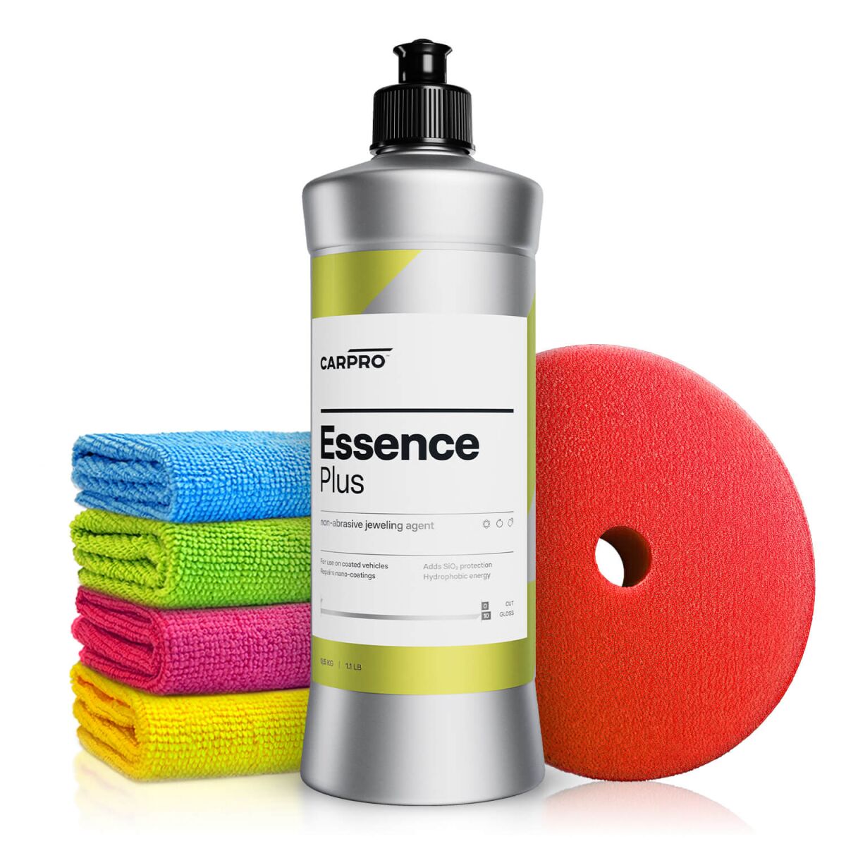 CarPro Politur Set Essence Plus   Ø125mm Pad | Keramikversiegelungs-Conditioner 500g