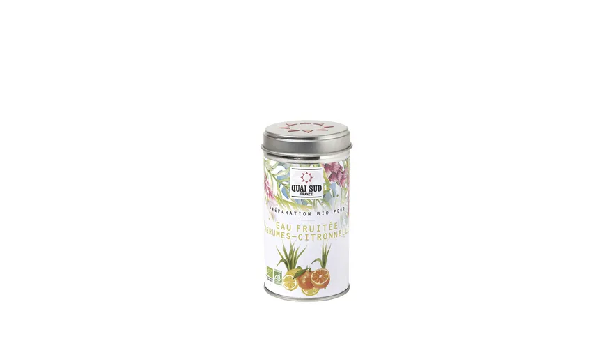 Quai Sud Bio Wassergewürz Zitrus und Lemon Grass in Dose 55 g