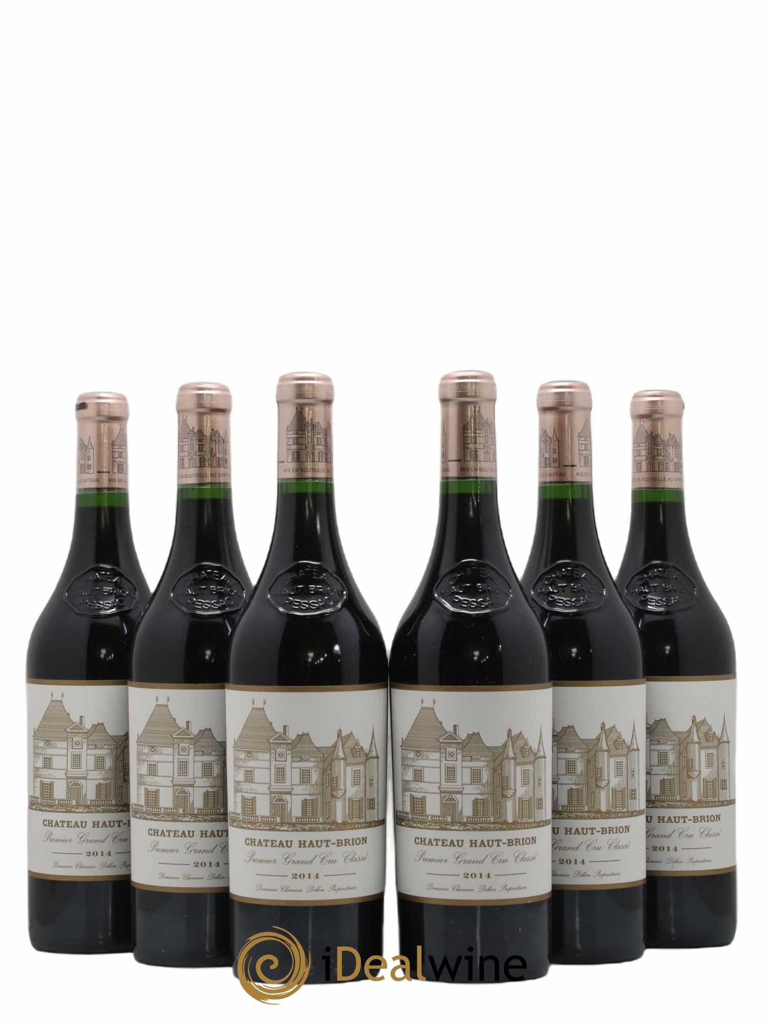 Château Haut Brion 1er Grand Cru Classé  2014 - Lot de 6 Bouteilles