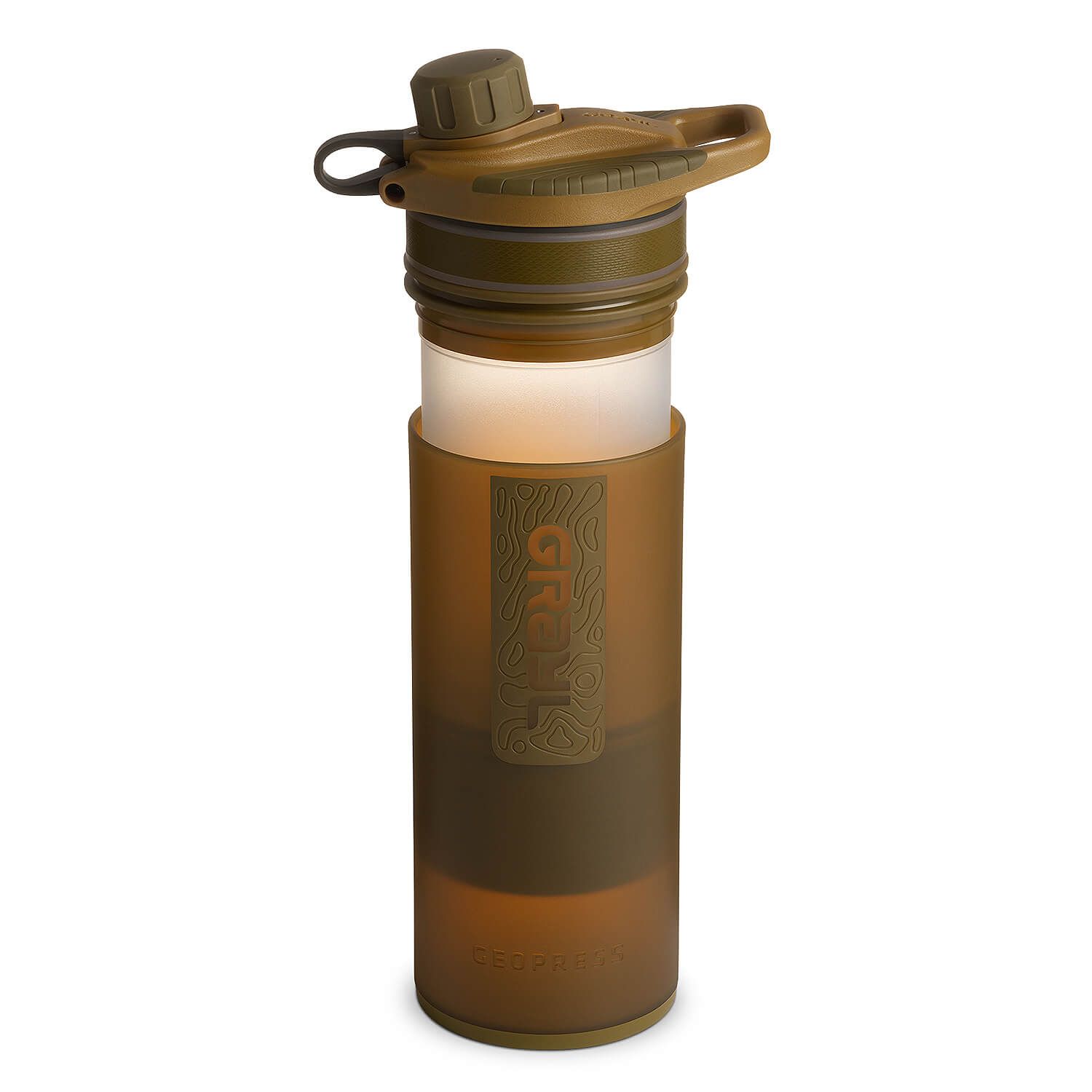 GeoPress Wasserfilter Trinkflasche