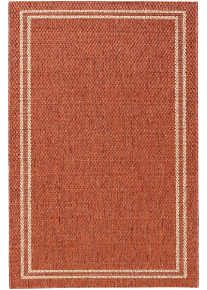 In- und Outdoor Teppich mit Bordüre