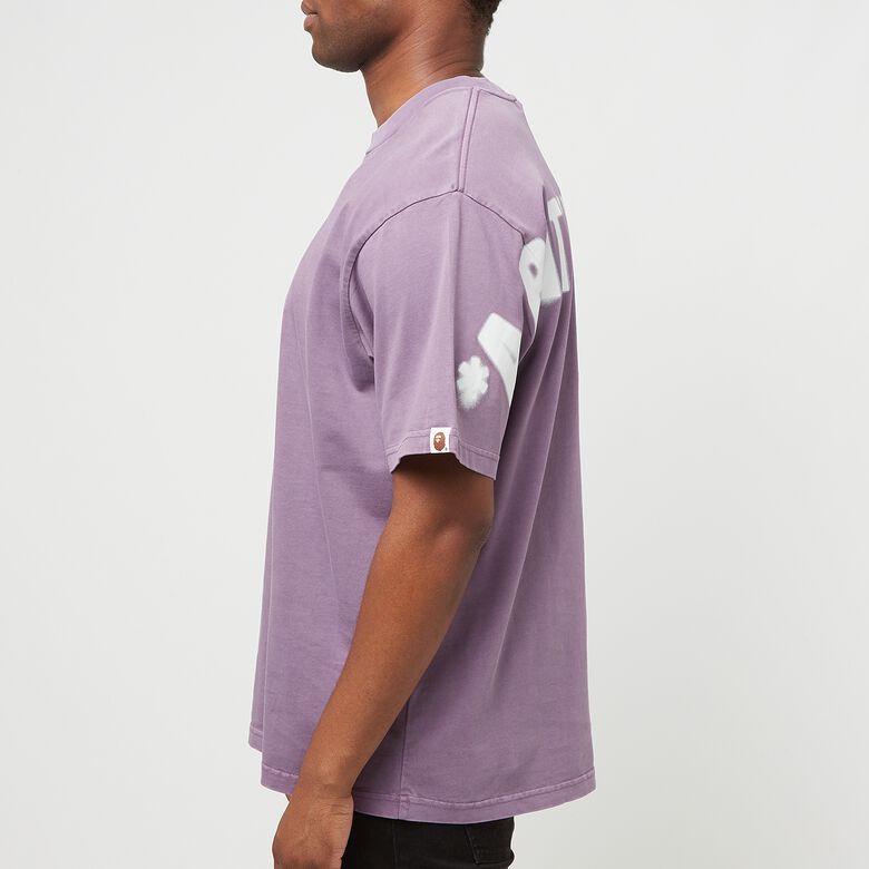 A Bathing Ape Spray Ape Head Garmint Dyed Tee M purple