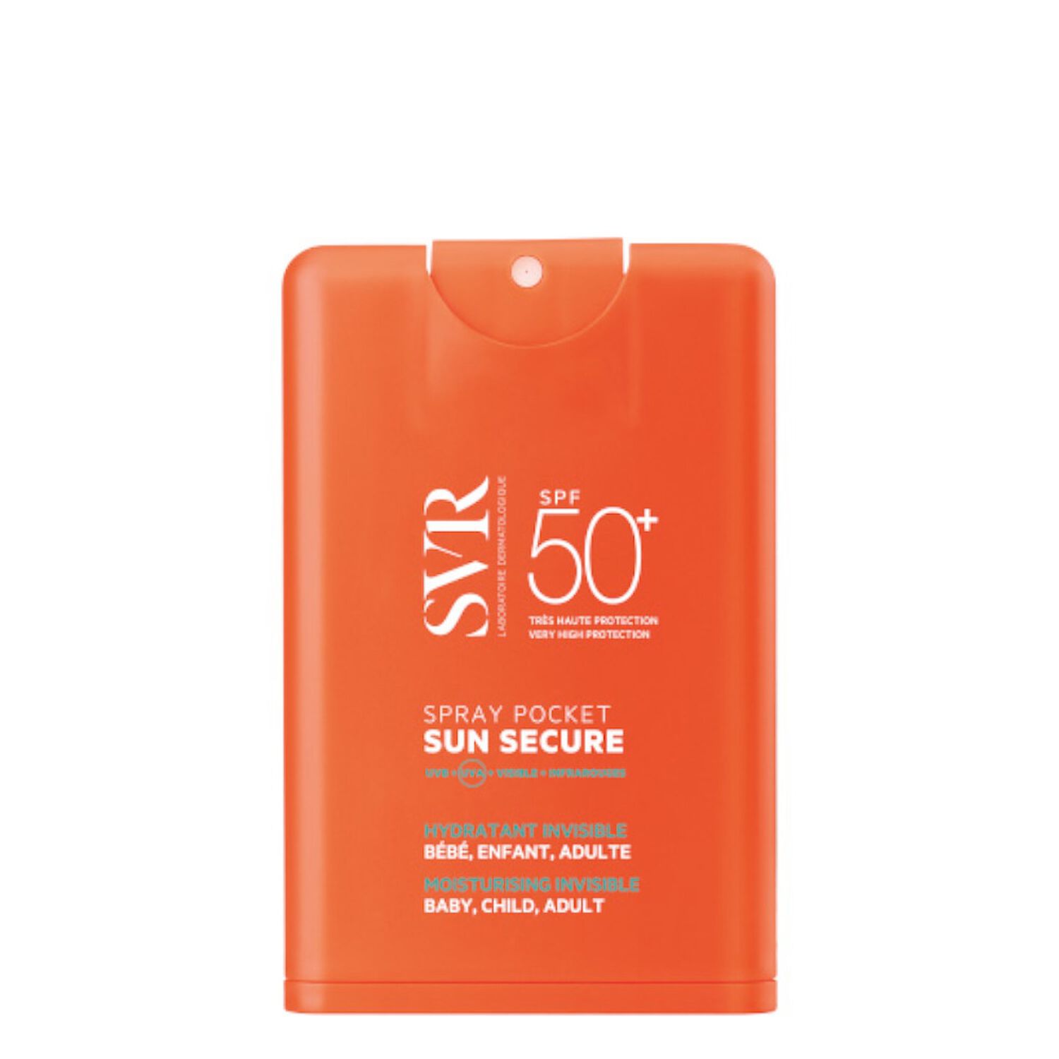 SVR Sun Secure Spray Pocket Solaire - Hydratant Invisible SPF50+ 20 ml