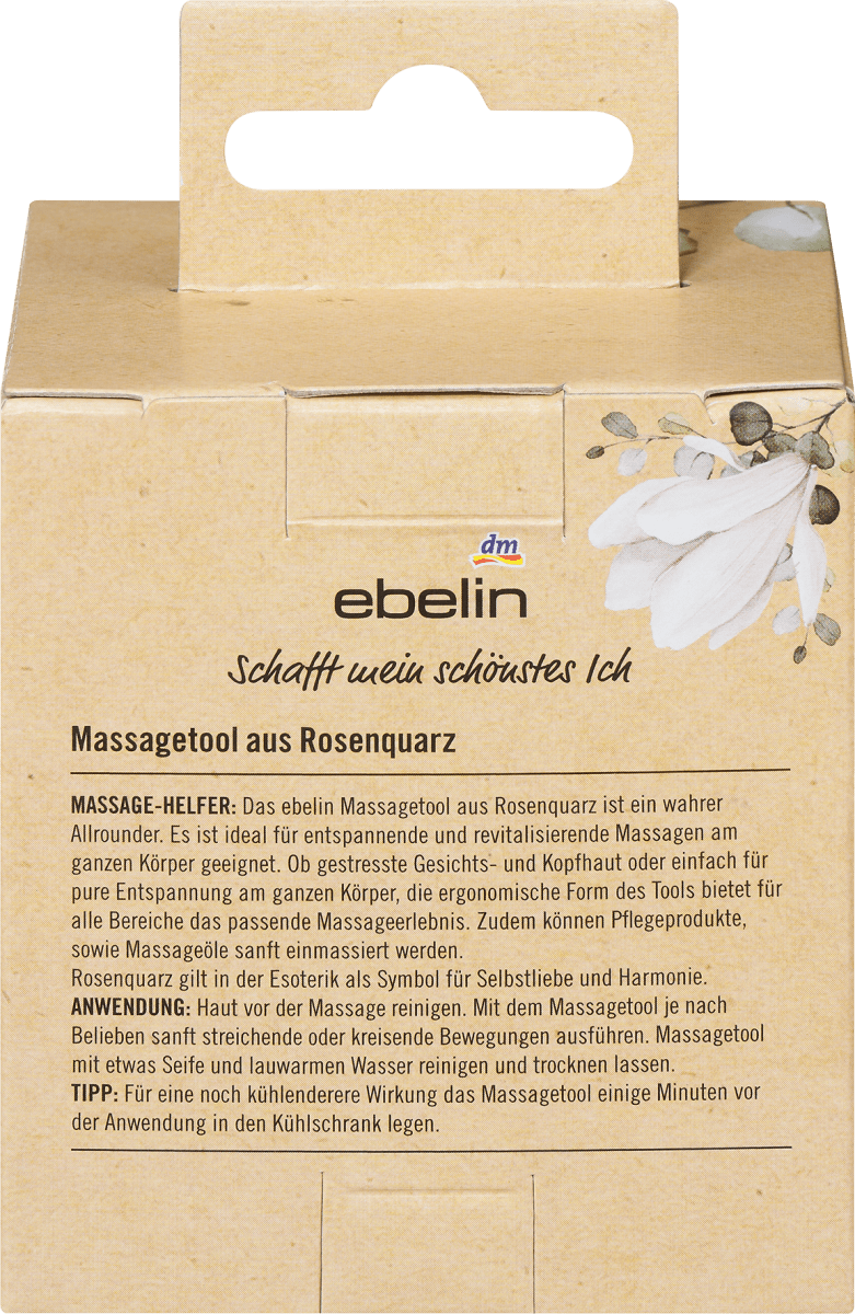 Massagetool mit Rosenquarz, 1 St