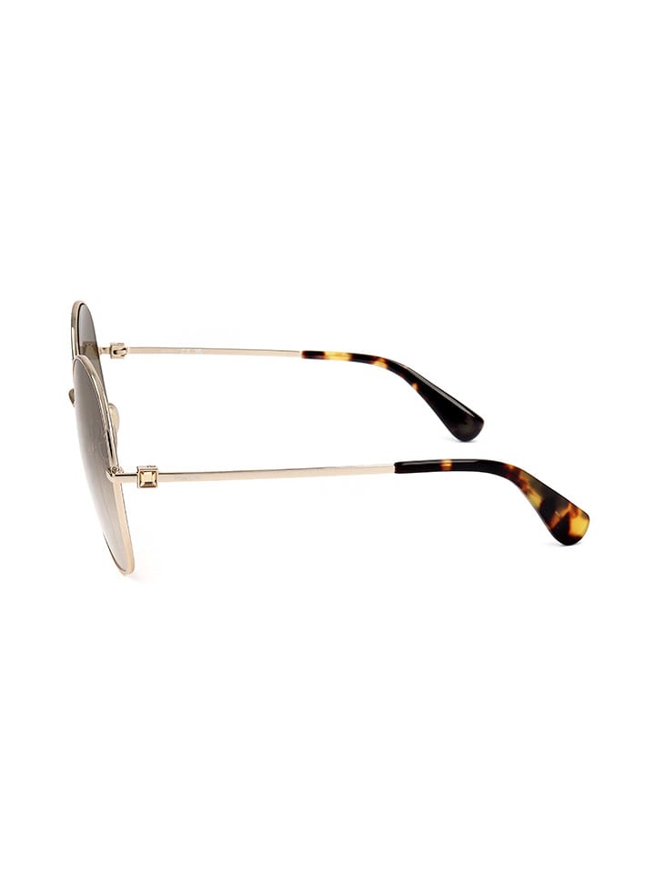 MaxMara Damen-Sonnenbrille in Gold/ Khaki günstig kaufen 60