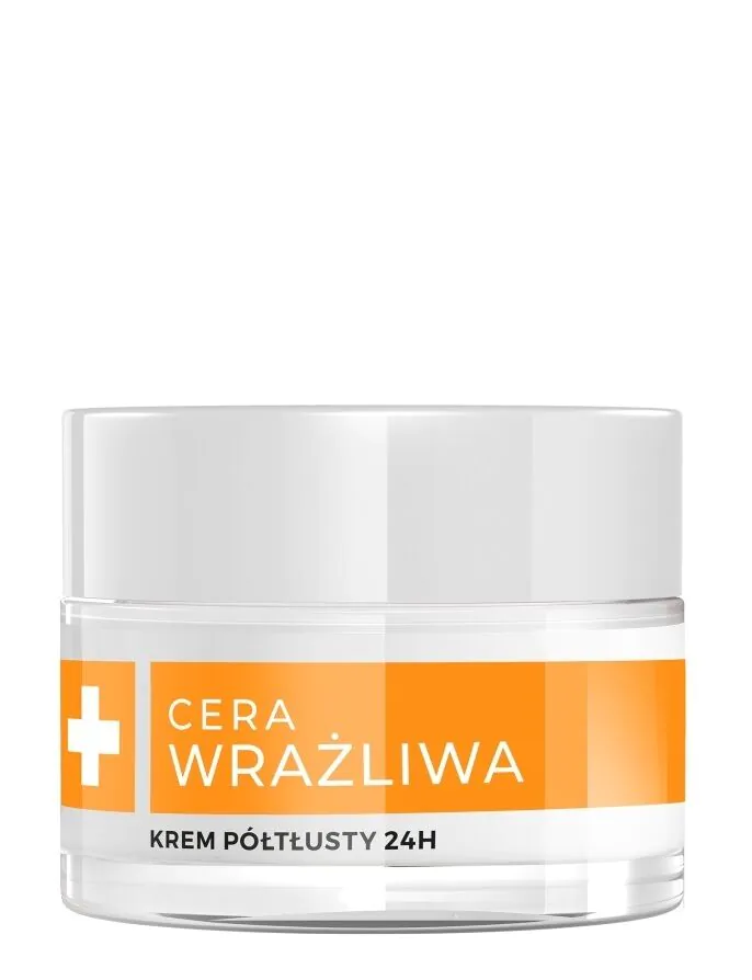 AA Sensitive Skin Semi-rich cream voor alle huidtypen, 24 uur bescherming, parfumvrij