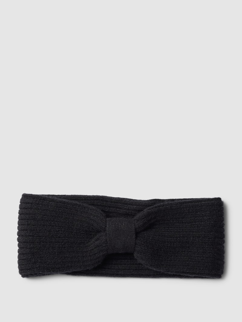 Stirnband mit Schleifen-Detail Modell 'ZENNA' in schwarz