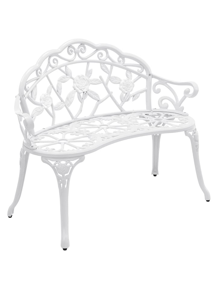 casa.pro Bank Monfalcone in Weiß (L)99cm (B)54cm (H)78cm günstig kaufen onesize