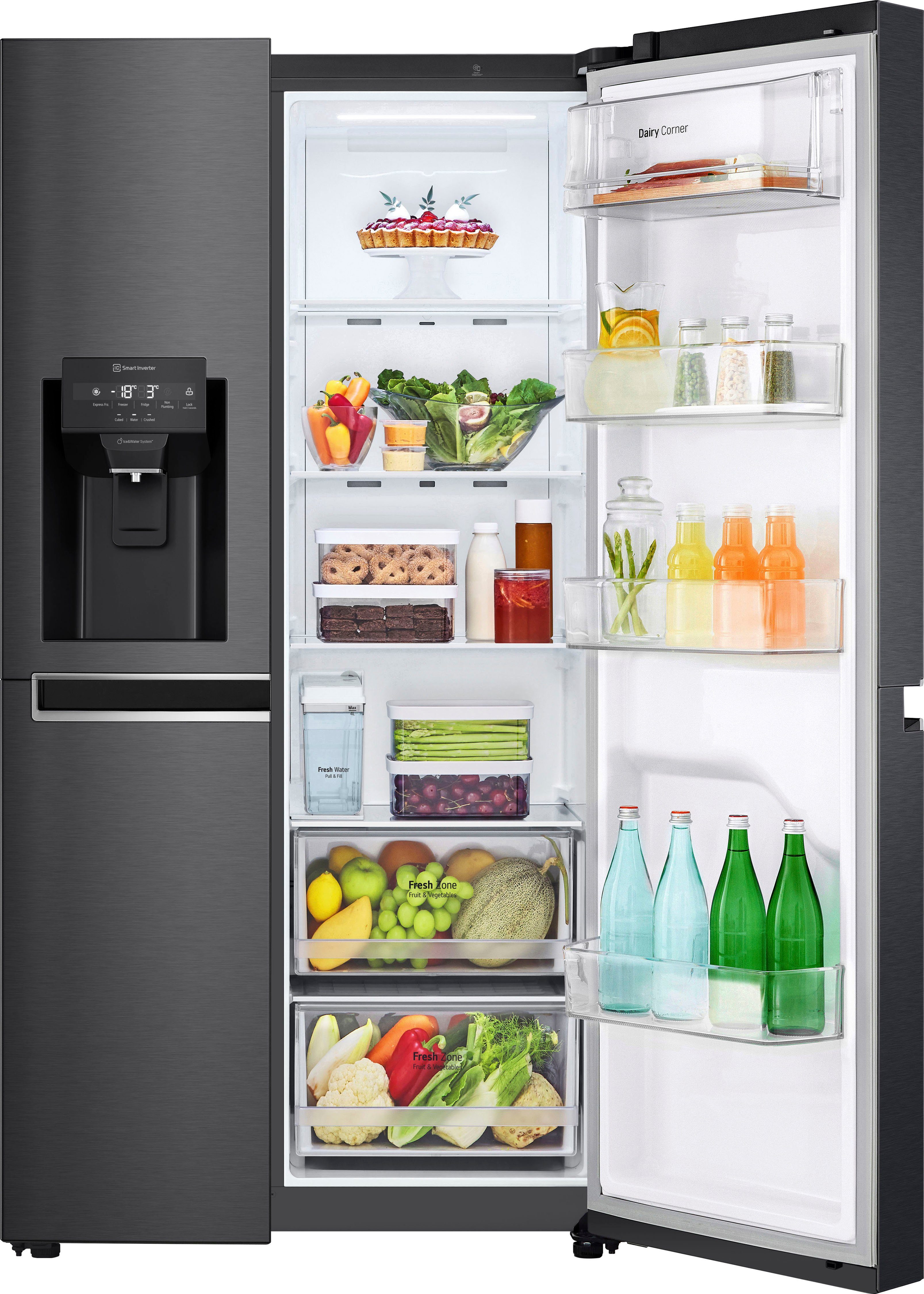 LG Side-by-Side L-Serie GSLV31MCXM, 179 cm hoch, 91,3 cm breit