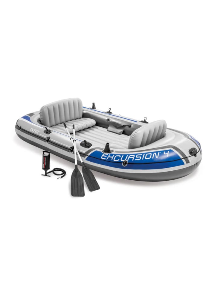 Intex Schlauchboot Excursion 4 mit Paddel und Pumpe 315x165x43cm in mehrfarbig günstig kaufen onesize