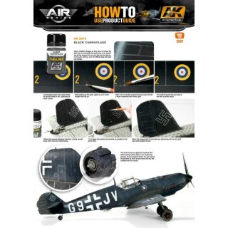 AK Weathering - Paneliner for black camouflage (35ml)