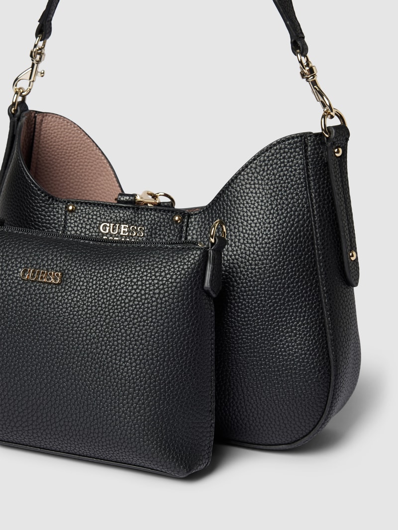 Hobo Bag in Leder-Optik Modell 'BRENTON' in schwarz