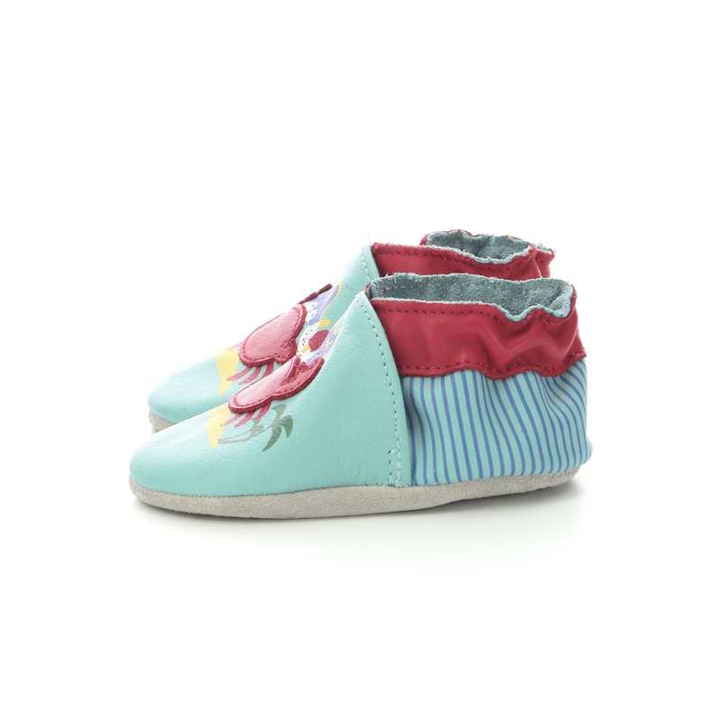 Chaussons cuir Crab Pirate