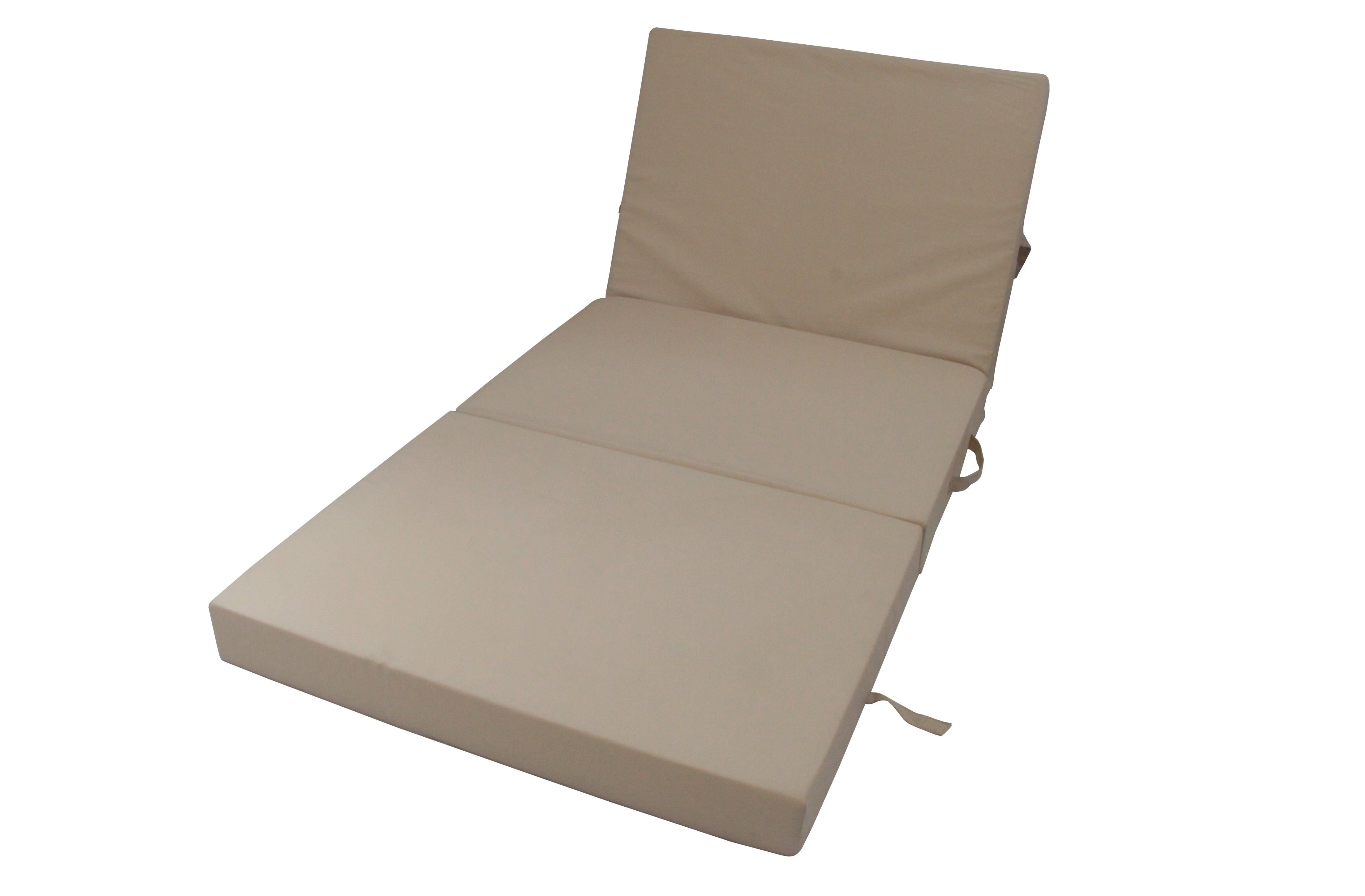 Klappmatratze Herlag Klappmatratze Senior beige, 195x85 cm, Campingmatratze, Herlag