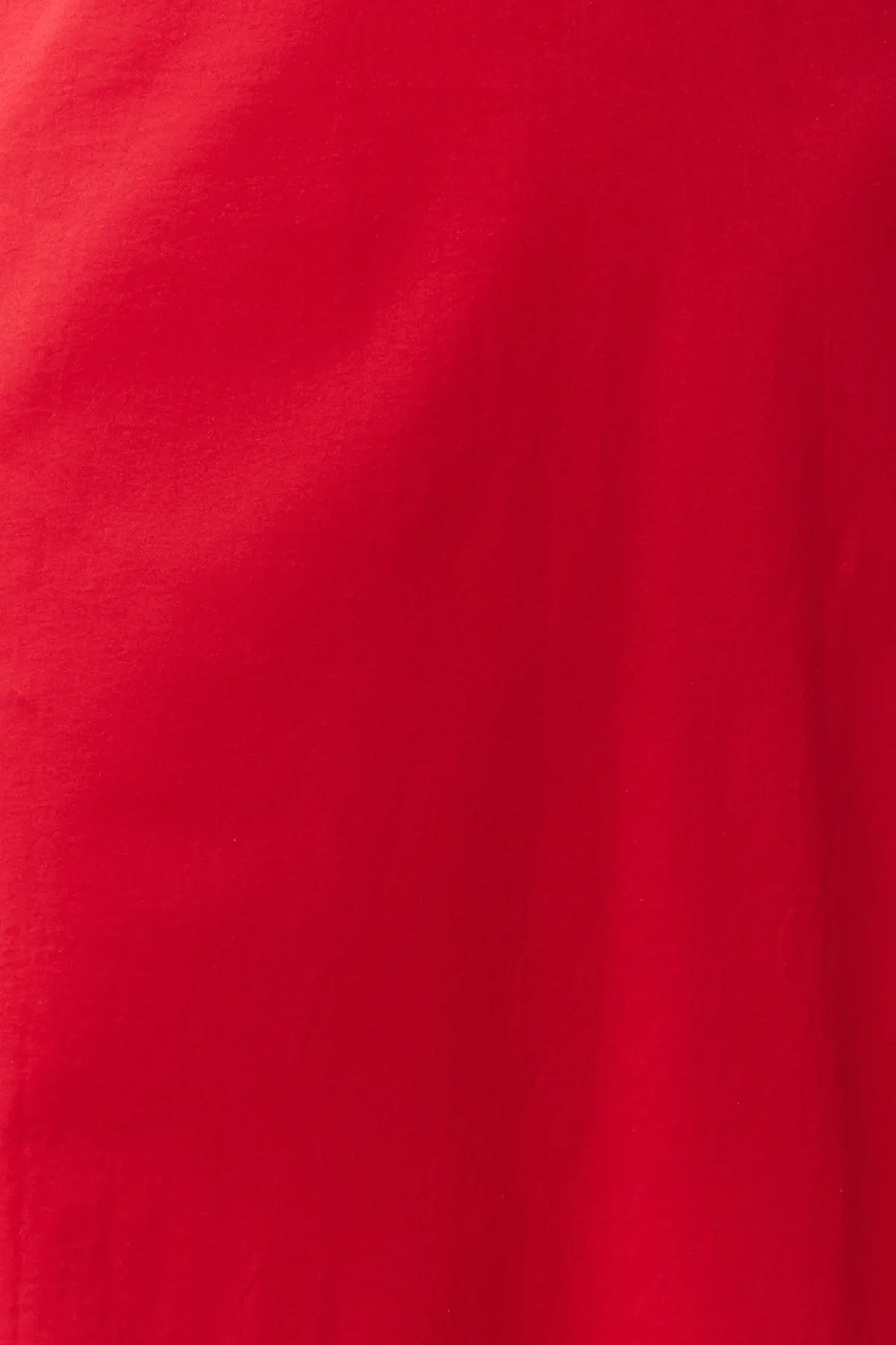 Trendyol Curve  Rotes Strickkleid aus Single-Jersey in Übergröße
