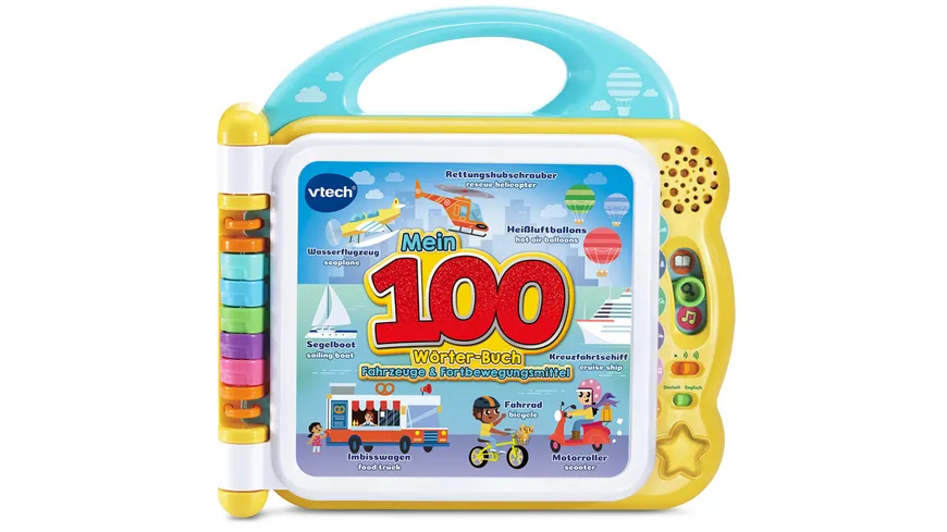VTech 614844 - Baby - Mein 100-Wörter-Buch: Fahrzeuge & Fortbewegungsmittel